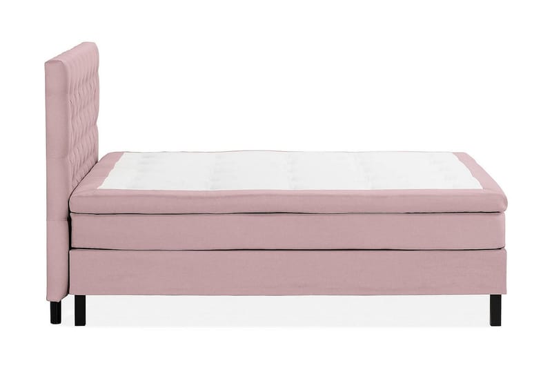 Scarlett Kontinentalsäng 150x200 Memorymadrass - Rosa - Komplett sängpaket - Kontinentalsäng