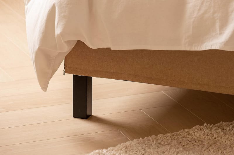 Scarlett Kontinentalsäng 150x200 Skummadrass - Beige - Möbler - Säng - Komplett sängpaket