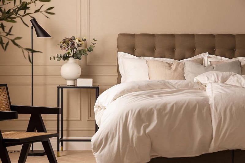 Scarlett Kontinentalsäng 150x200 Skummadrass - Brun - Möbler - Säng - Kontinentalsäng