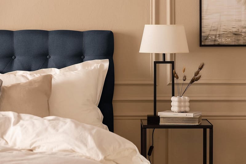 Scarlett Kontinentalsäng 160x200 Memorymadrass - Blå - Möbler - Säng - Kontinentalsäng