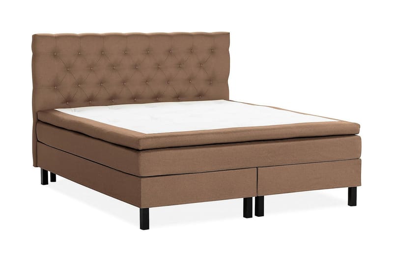 Scarlett Kontinentalsäng 160x200 Memorymadrass - Brun - Möbler - Säng - Kontinentalsäng