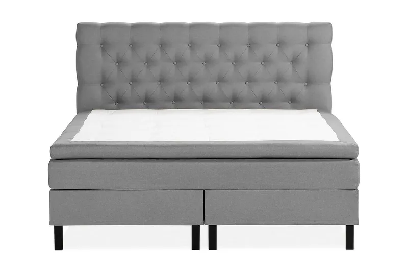 Scarlett Kontinentalsäng 160x200 Skummadrass - Grå - Möbler - Säng - Kontinentalsäng