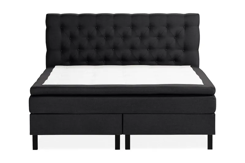 Scarlett Kontinentalsäng 180x200 Skummadrass, Svart