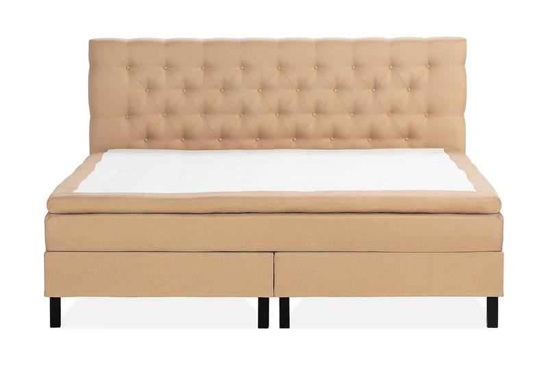 Scarlett Kontinentalsäng 210x210 Memorymadrass - Beige - Möbler - Säng - Kontinentalsäng