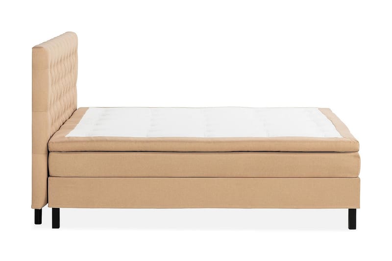 Scarlett Kontinentalsäng 210x210 Memorymadrass - Beige - Möbler - Säng - Kontinentalsäng