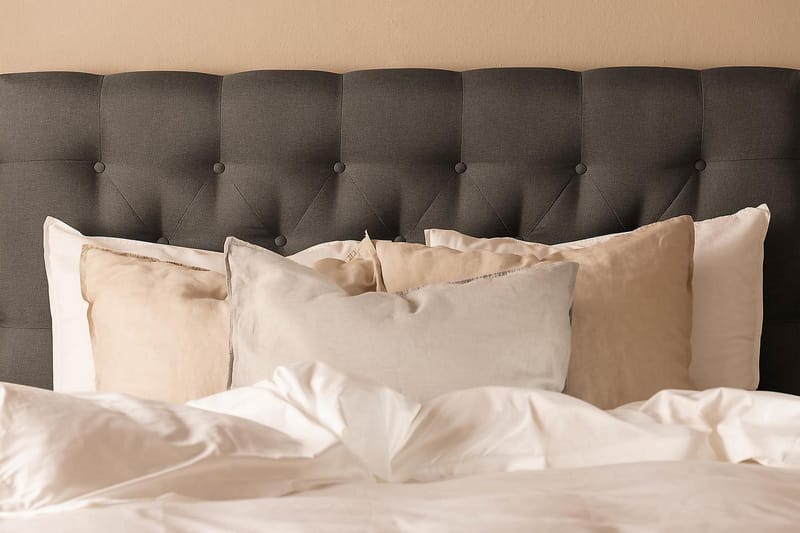 Scarlett Kontinentalsäng 90x200 Latexmadrass - Mörkgrå - Möbler - Säng - Kontinentalsäng