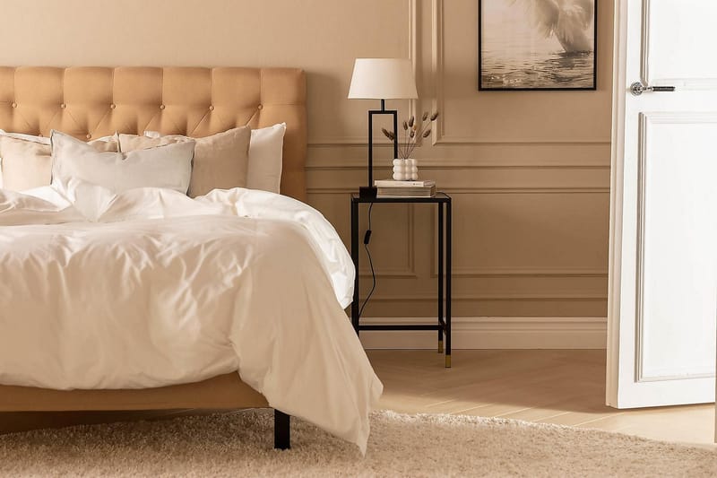 Scarlett Kontinentalsäng 90x200 Memorymadrass - Beige - Möbler - Säng - Kontinentalsäng