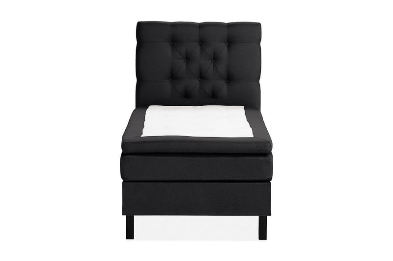 Scarlett Kontinentalsäng 90x200 Memorymadrass, Svart