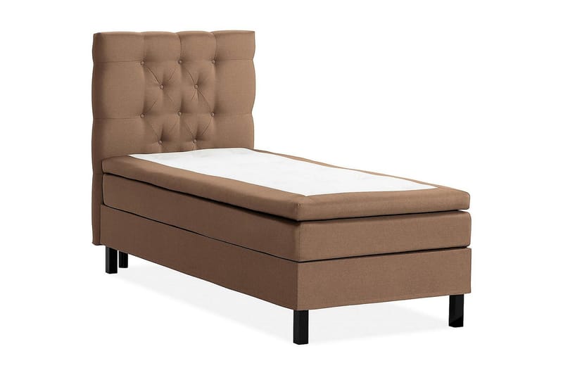 Scarlett Kontinentalsäng 90x200 Skummadrass - Brun - Möbler - Säng - Kontinentalsäng