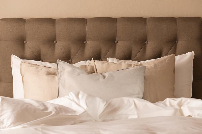 Scarlett Kontinentalsäng 90x200 Skummadrass - Brun - Möbler - Säng - Kontinentalsäng