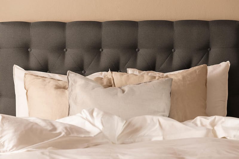 Scarlett Kontinentalsäng 90x200 Skummadrass - Mörkgrå - Möbler - Säng - Kontinentalsäng