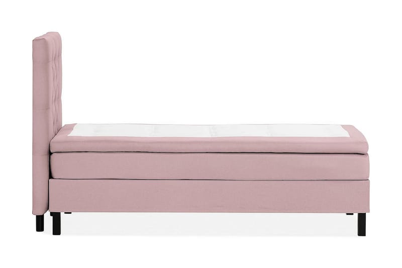 Scarlett Kontinentalsäng 90x200 Skummadrass - Rosa - Komplett sängpaket - Kontinentalsäng