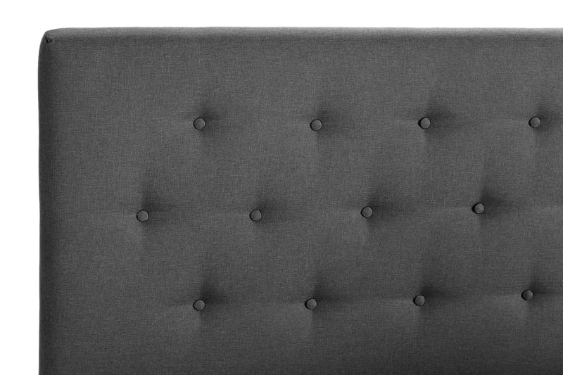 Scarlett Sängpaket 120x200 Latexmadrass - Knappad gavel Mörkgrå - Möbler - Säng - Kontinentalsäng
