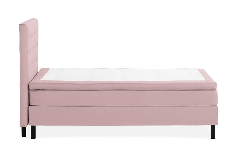 Scarlett Sängpaket 120x200 Latexmadrass - Knappad gavel Rosa - Möbler - Säng - Komplett sängpaket