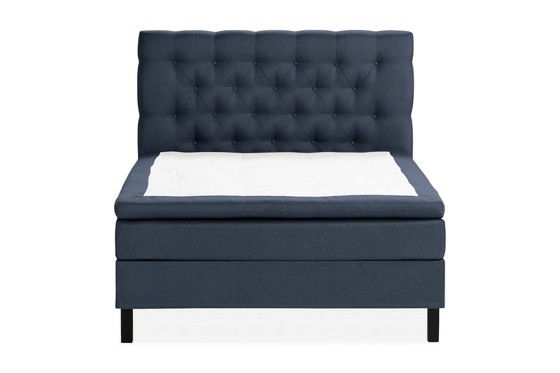 Scarlett Sängpaket 120x200 Skummadrass - Djuphäftad gavel Blå - Möbler - Säng - Komplett sängpaket