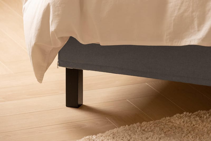 Scarlett S�ängpaket 120x200 Skummadrass - Djuphäftad gavel Grå - Möbler - Säng - Komplett sängpaket