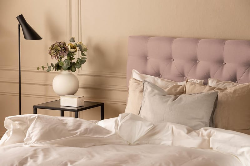 Scarlett Sängpaket 120x200 Skummadrass - Djuphäftad gavel Rosa - Möbler - Säng - Komplett sängpaket