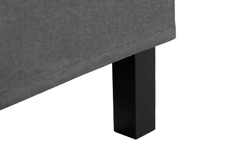 Scarlett Sängpaket 120x200 Skummadrass - Knappad gavel Mörkgrå - Möbler - Säng - Kontinentalsäng