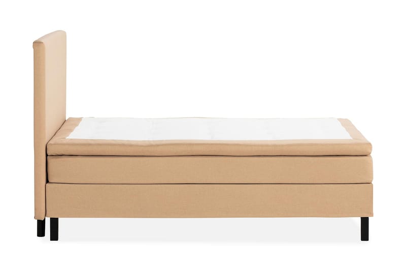 Scarlett Sängpaket 120x200 Skummadrass - Slät gavel Beige - Möbler - Säng - Komplett sängpaket