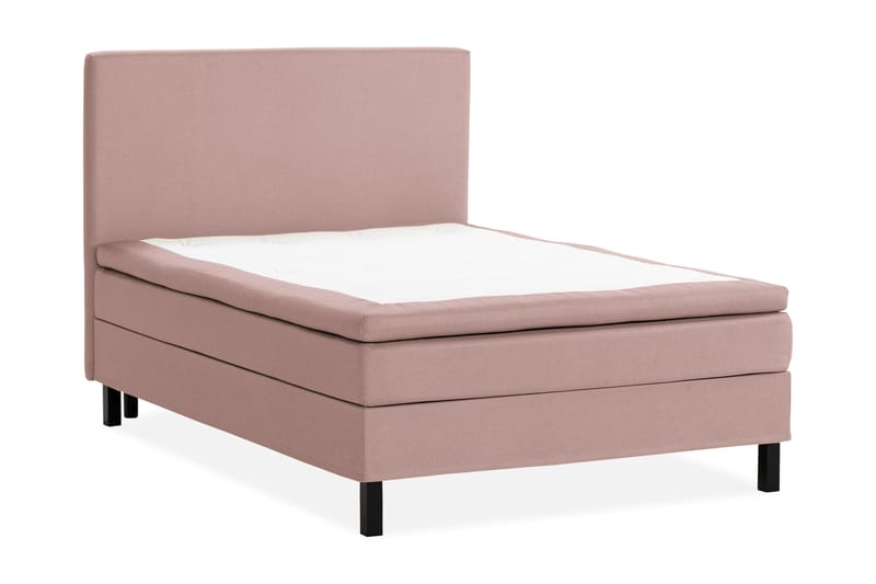 Scarlett Sängpaket 140x200 Skummadrass - Slät gavel Rosa - Möbler - Säng - Komplett sängpaket