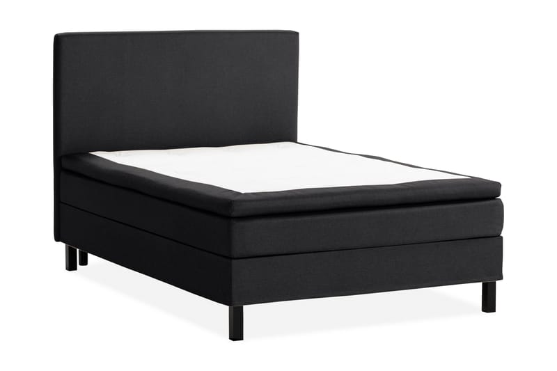 Scarlett Sängpaket 140x200 Skummadrass - Slät gavel Svart - Möbler - Säng - Komplett sängpaket