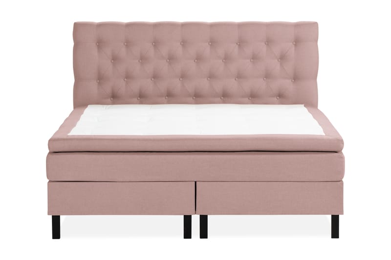 Scarlett Sängpaket 180x200 Skummadrass - Djuphäftad gavel Rosa - Möbler - Säng - Komplett sängpaket