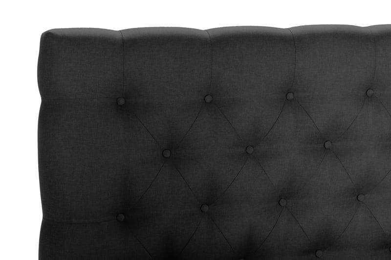 Scarlett Sängpaket 180x200 Skummadrass - Djuphäftad gavel Svart - Möbler - Säng - Kontinentalsäng