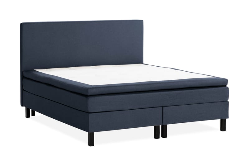 Scarlett Sängpaket 180x200 Skummadrass - Slät gavel Blå - Möbler - Säng - Kontinentalsäng