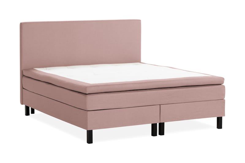 Scarlett Sängpaket 180x200 Skummadrass - Slät gavel Rosa - Möbler - Säng - Komplett sängpaket