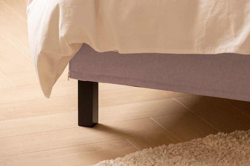 Scarlett Sängpaket 210x210 Skummadrass - Knappad gavel Rosa - Möbler - Säng - Komplett sängpaket