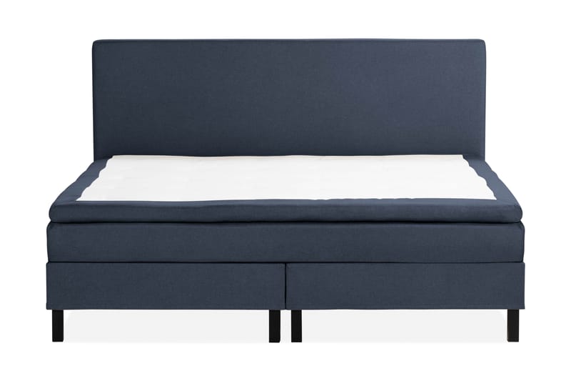 Scarlett Sängpaket 210x210 Skummadrass - Slät gavel Blå - Möbler - Säng - Komplett sängpaket