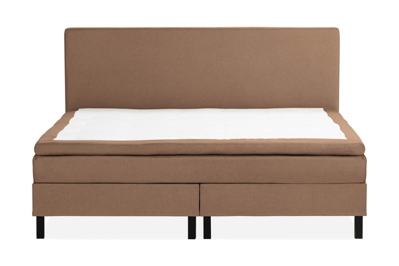 Scarlett Sängpaket 210x210 Skummadrass - Slät gavel Brun - Möbler - Säng - Enkelsäng