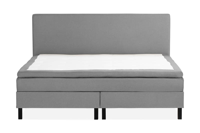 Scarlett Sängpaket 210x210 Skummadrass - Slät gavel Grå - Möbler - Säng - Komplett sängpaket