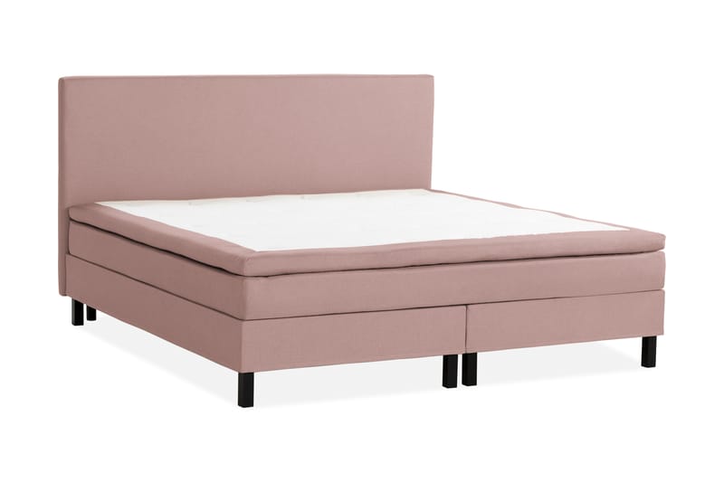 Scarlett Sängpaket 210x210 Skummadrass - Slät gavel Rosa - Möbler - Säng - Komplett sängpaket