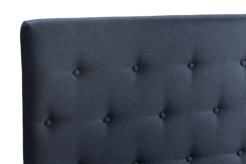 Scarlett Sängpaket 90x200 Latexmadrass - Knappad gavel Blå - Möbler - Säng - Komplett sängpaket