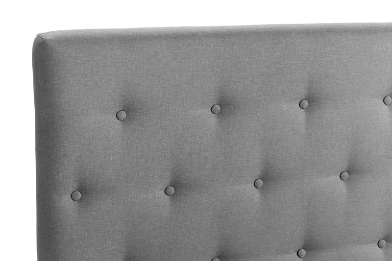 Scarlett Sängpaket 90x200 Latexmadrass - Knappad gavel Grå - Möbler - Säng - Kontinentalsäng