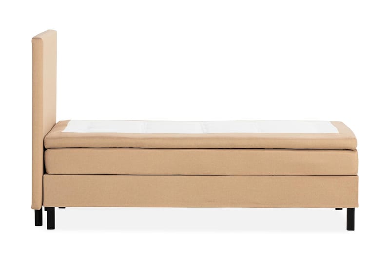 Scarlett Sängpaket 90x200 Latexmadrass - Slät gavel Beige - Möbler - Säng - Kontinentalsäng