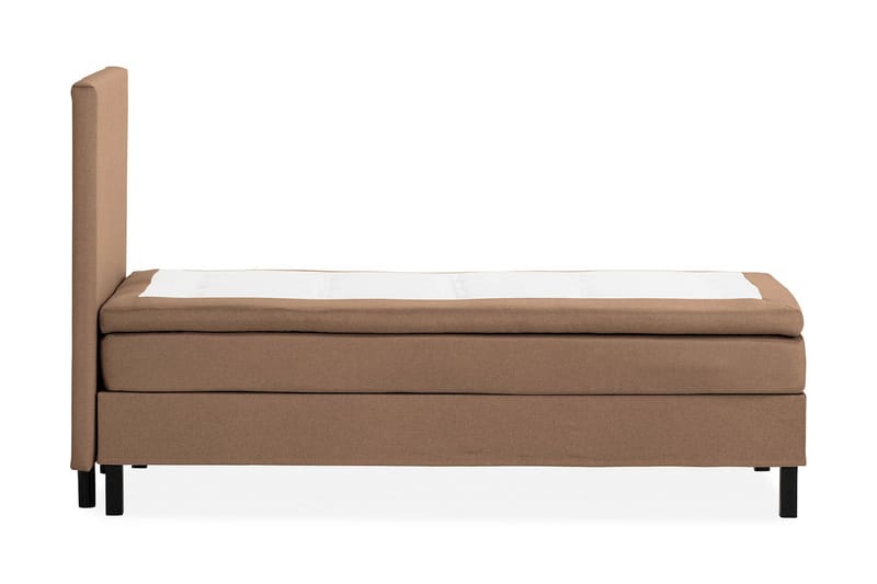 Scarlett Sängpaket 90x200 Latexmadrass - Slät gavel Brun - Möbler - Säng - Kontinentalsäng