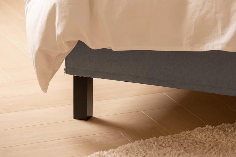 Scarlett Sängpaket 90x200 Latexmadrass - Slät gavel Grå - Möbler - Säng - Komplett sängpaket