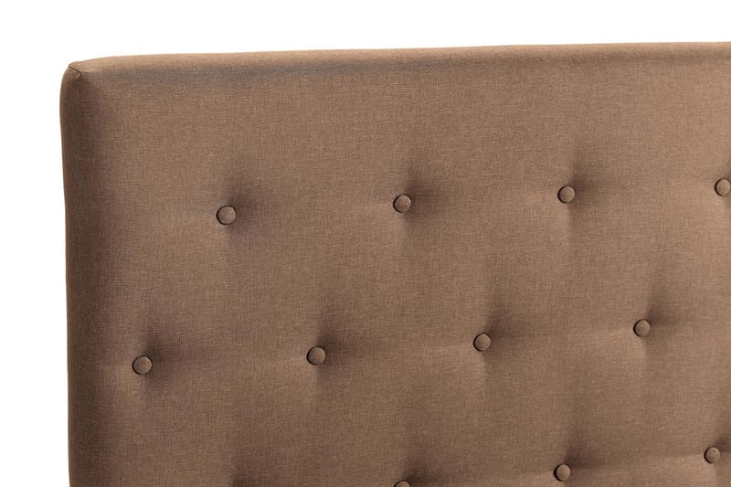 Scarlett Sängpaket 90x200 Memorymadrass - Knappad gavel Brun - Möbler - Säng - Enkelsäng