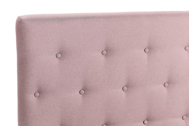 Scarlett Sängpaket 90x200 Memorymadrass - Knappad gavel Rosa - Möbler - Säng - Kontinentalsäng