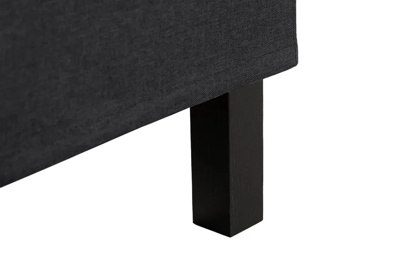 Scarlett Sängpaket 90x200 Memorymadrass - Knappad gavel Svart - Möbler - Säng - Kontinentalsäng