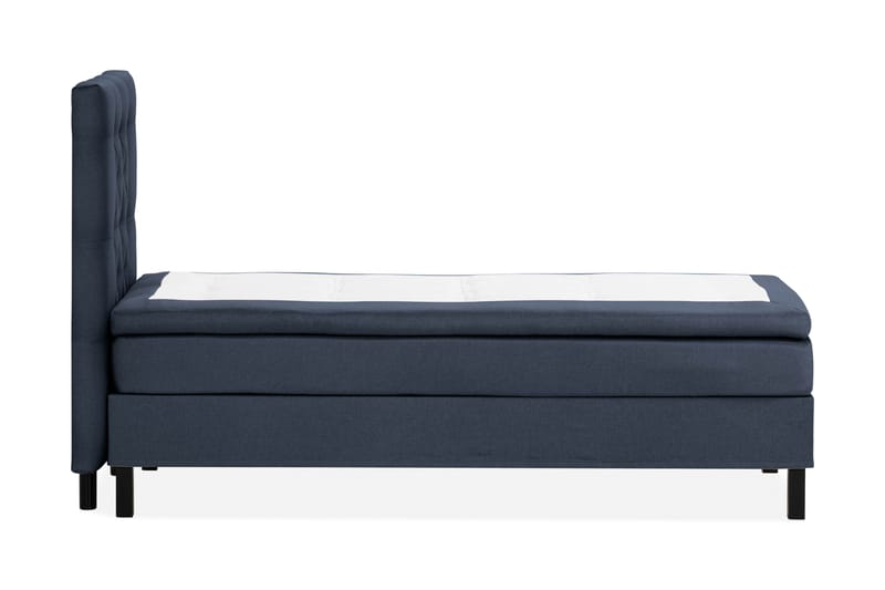 Scarlett Sängpaket 90x200 Skummadrass - Djuphäftad gavel Blå - Möbler - Säng - Komplett sängpaket