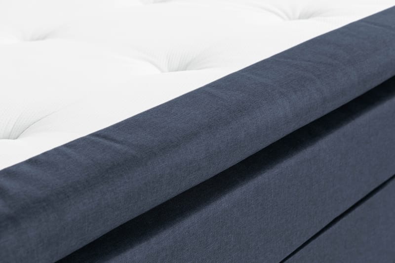 Scarlett Sängpaket 90x200 Skummadrass - Djuphäftad gavel Blå - Möbler - Säng - Komplett sängpaket