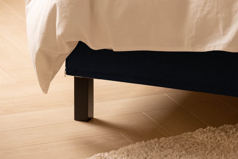 Scarlett Sängpaket 90x200 Skummadrass - Djuphäftad gavel Blå - Möbler - Säng - Komplett sängpaket