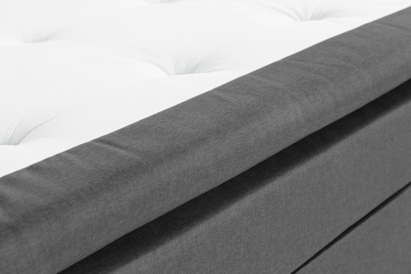 Scarlett Sängpaket 90x200 Skummadrass - Djuphäftad gavel Mörkgrå - Möbler - Säng - Komplett sängpaket
