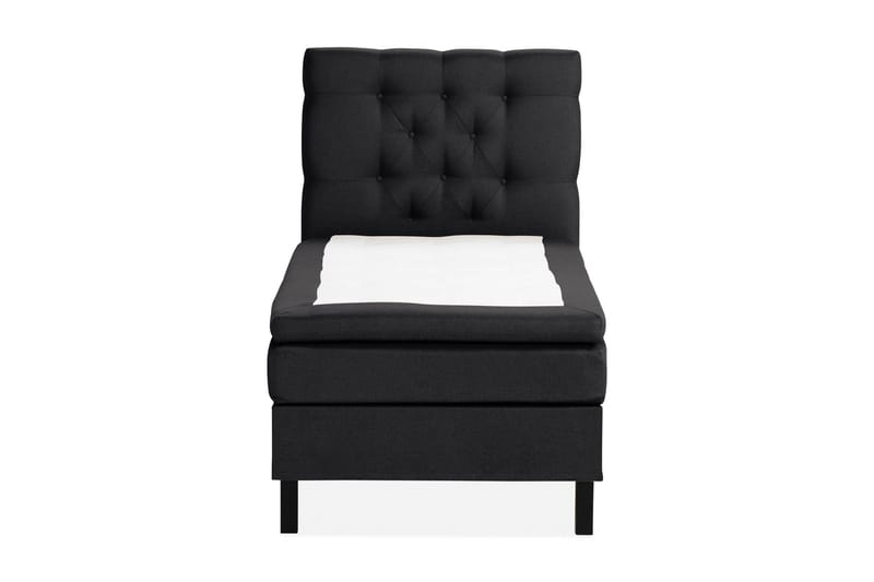 Scarlett Sängpaket 90x200 Skummadrass - Djuphäftad gavel Svart - Möbler - Säng - Kontinentalsäng