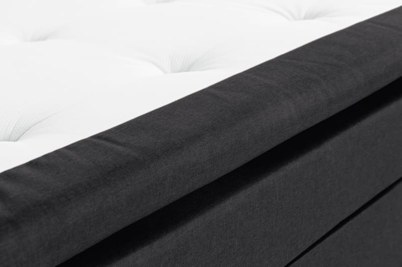 Scarlett Sängpaket 90x200 Skummadrass - Djuphäftad gavel Svart - Möbler - Säng - Kontinentalsäng