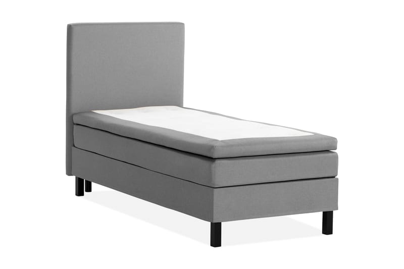 Scarlett Sängpaket 90x200 Skummadrass - Slät gavel Grå - Möbler - Säng - Kontinentalsäng