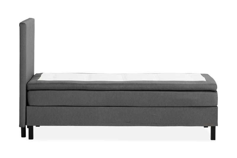 Scarlett Sängpaket 90x200 Skummadrass - Slät gavel Mörkgrå - Möbler - Säng - Komplett sängpaket